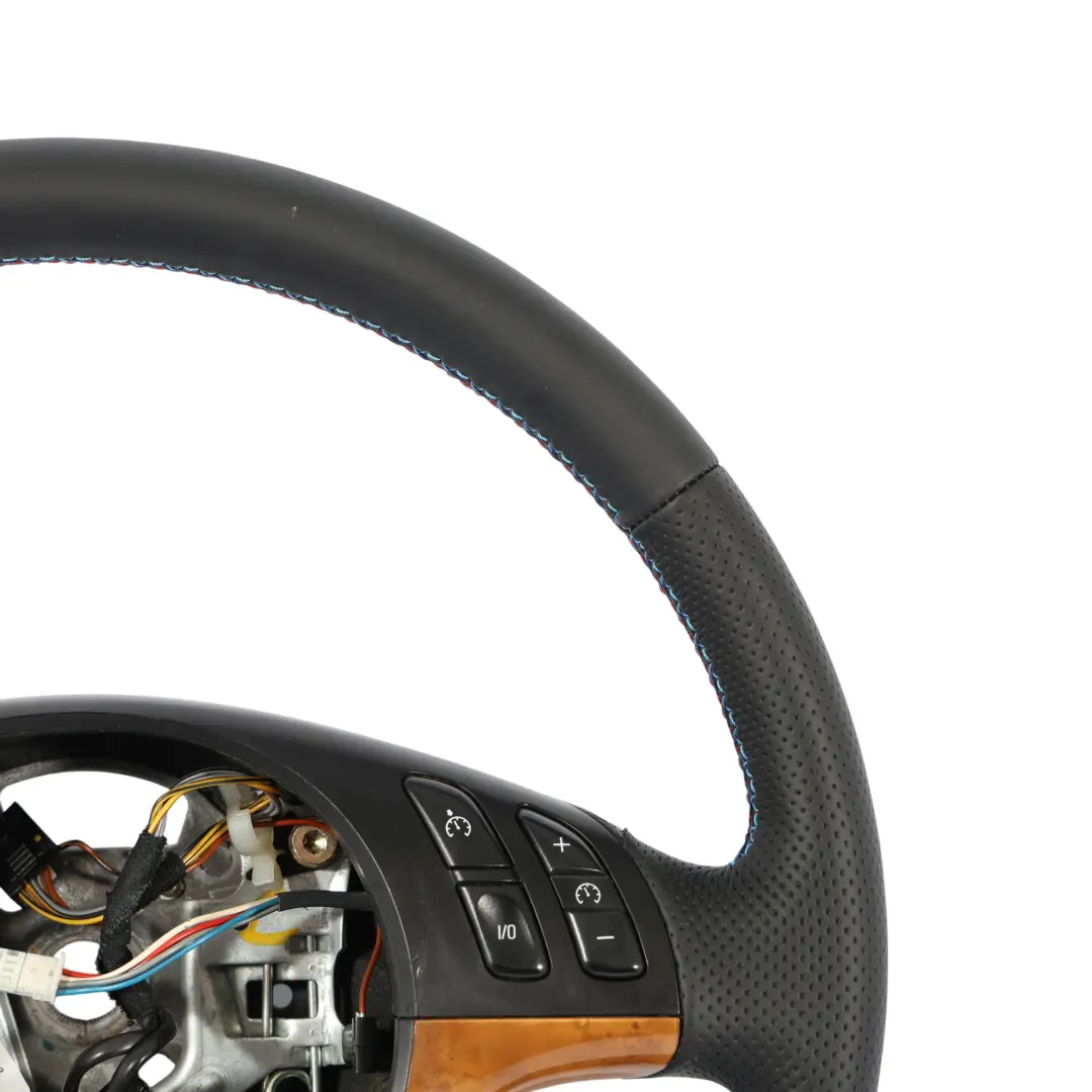 BMW X5 E53 NUEVO Volante Deportivo De Cuero Negro De 3 Radios M-Tricolorado - SKU 6770422-2 - Número de pieza 6770422