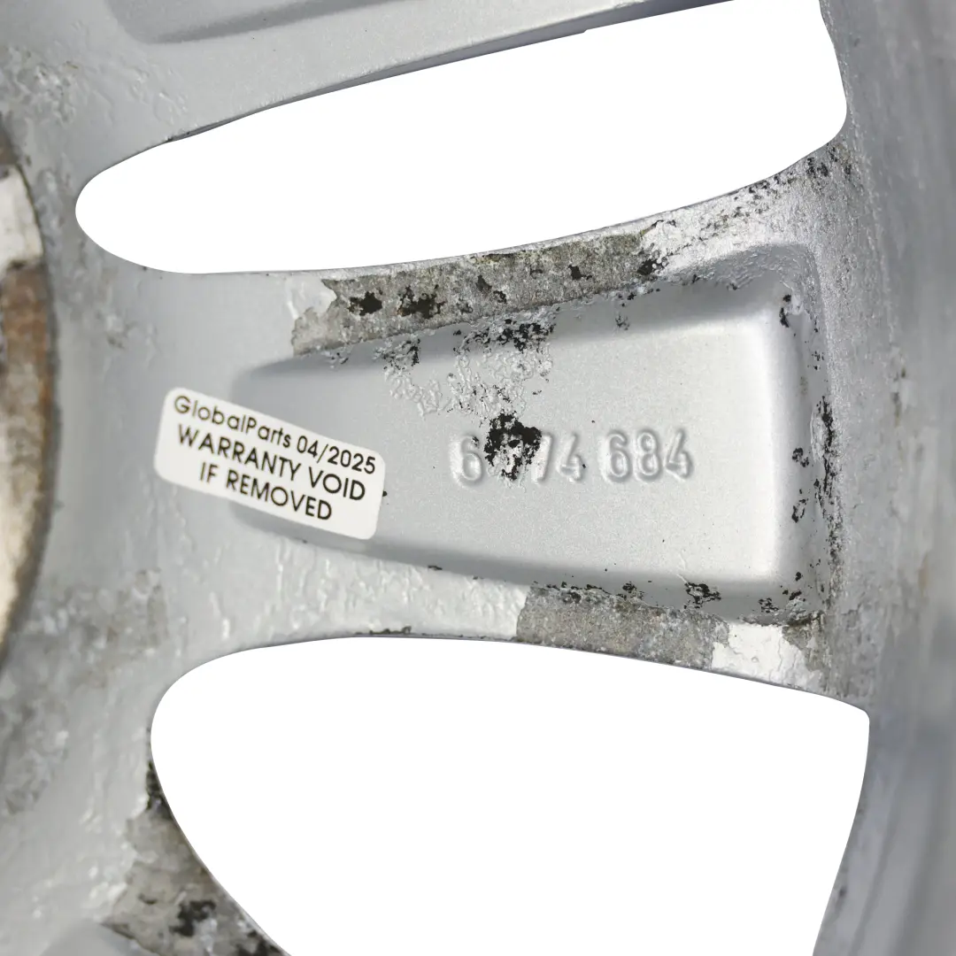 Alufelge Alu Felge 16" Rad V-Speiche 229 7J ET:44 für BMW E81 E82 E87 E88 mit Teilenummer 6774684 BMW E81 E82 E87 E88 Alufelge Alu Felge 16" Rad V-Speiche 229 7J ET:44 - SKU 6774684-4 - Teilenummer 6774684