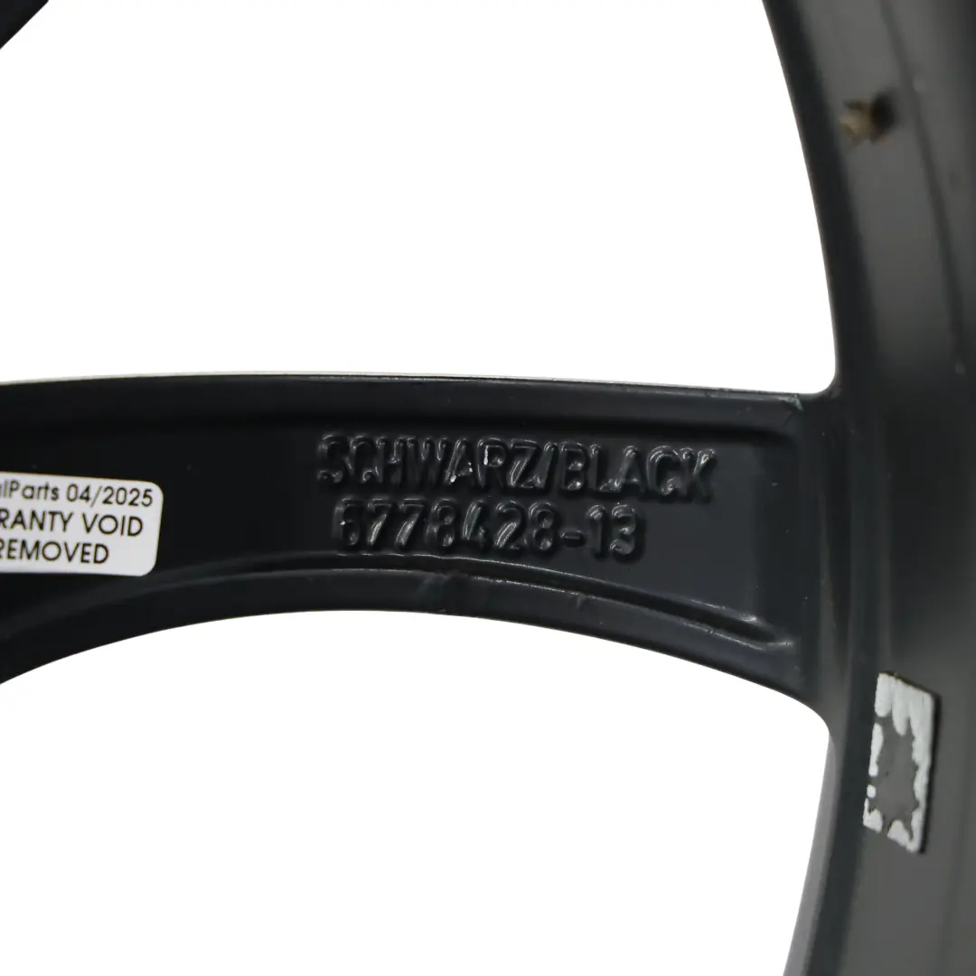 Alloy Rim 18" Double Spoke to Mini R50 R56 John Cooper Works JCW Black Wheel with Part number 6778428 Mini R50 R56 John Cooper Works JCW Black Wheel Alloy Rim 18" Double Spoke - SKU 6778428-2 - Part number 6778428