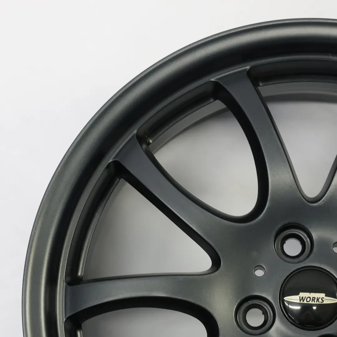 Anthracite Wheel Alloy Rim 18" 7J ET:52 to Mini R50 R56 JCW John Cooper with Part number 6778428 Mini R50 R56 JCW John Cooper Anthracite Wheel Alloy Rim 18" 7J ET:52 - SKU 6778428-5 - Part number 6778428
