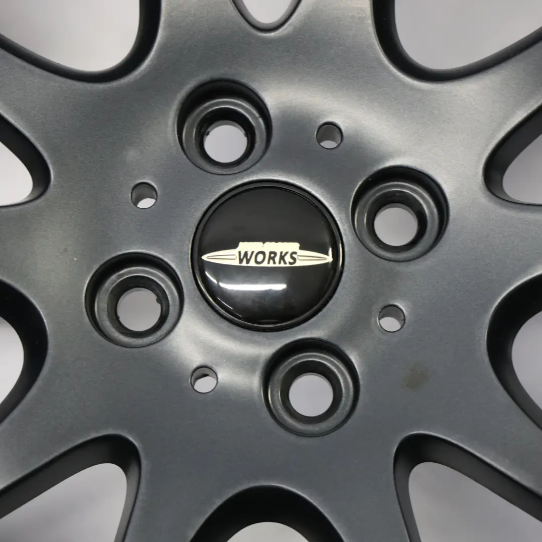 Anthrazit Rad Alufelge 18" 7J ET:52 für Mini R50 R56 JCW John Cooper mit Teilenummer 6778428 Mini R50 R56 JCW John Cooper Anthrazit Rad Alufelge 18" 7J ET:52 - SKU 6778428-5 - Teilenummer 6778428
