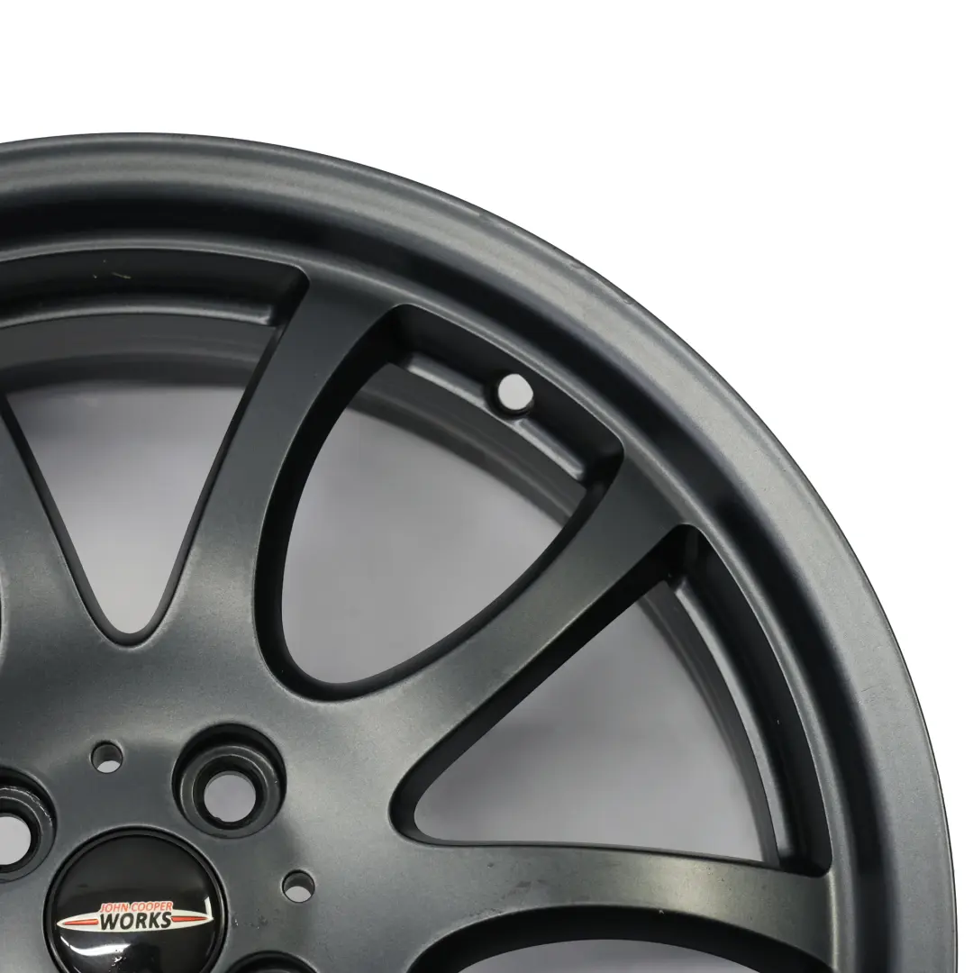 Anthracite Wheel Alloy Rim 18" 7J ET:52 to Mini R50 R56 JCW John Cooper with Part number 6778428 Mini R50 R56 JCW John Cooper Anthracite Wheel Alloy Rim 18" 7J ET:52 - SKU 6778428-7 - Part number 6778428