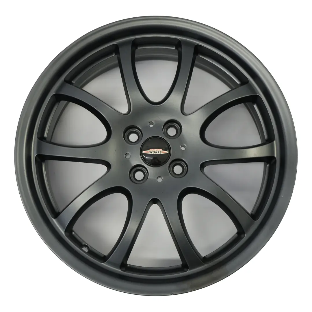 Anthracite Wheel Alloy Rim 18" 7J ET:52 to Mini R50 R56 JCW John Cooper with Part number 6778428 Mini R50 R56 JCW John Cooper Anthracite Wheel Alloy Rim 18" 7J ET:52 - SKU 6778428-8 - Part number 6778428