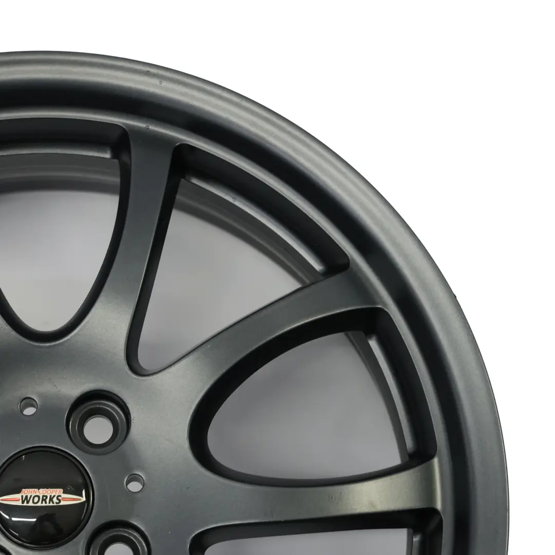 Anthracite Wheel Alloy Rim 18" 7J ET:52 to Mini R50 R56 JCW John Cooper with Part number 6778428 Mini R50 R56 JCW John Cooper Anthracite Wheel Alloy Rim 18" 7J ET:52 - SKU 6778428-8 - Part number 6778428