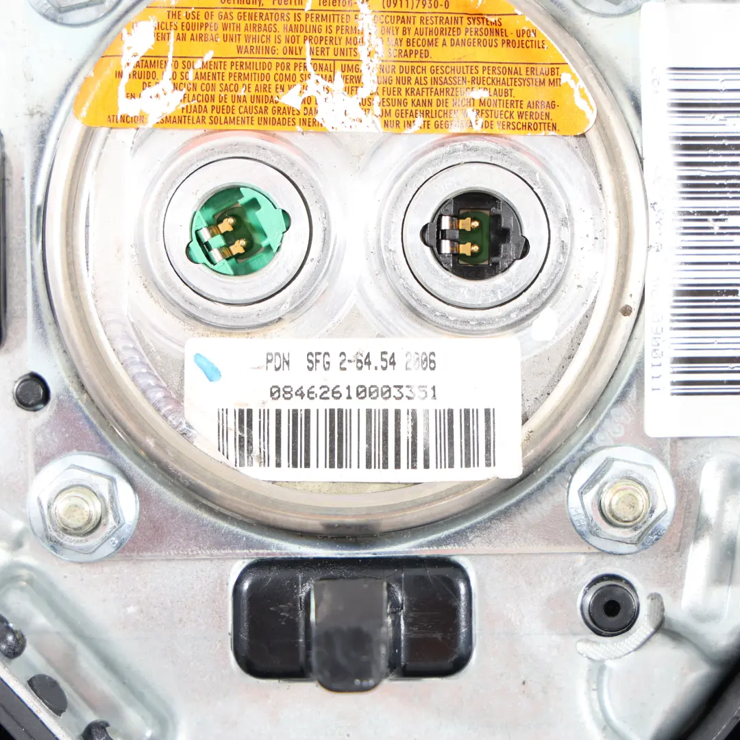 Steering Wheel Driver's Side Air Module to Mini Cooper R50 R52 R53 with Part number 6779258 Mini Cooper R50 R52 R53 Steering Wheel Driver's Side Air Module - SKU 6779258-3 - Part number 6779258