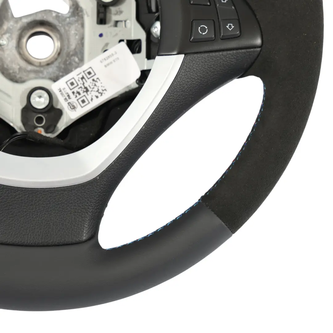 Steering Wheel Sport NEW Black Leather Alcantara Paddles to BMW X5 E70 LCI X6 E71 with Part number 6782805 BMW X5 E70 LCI X6 E71 Steering Wheel Sport NEW Black Leather Alcantara Paddles - SKU 6782805-3 - Part number 6782805