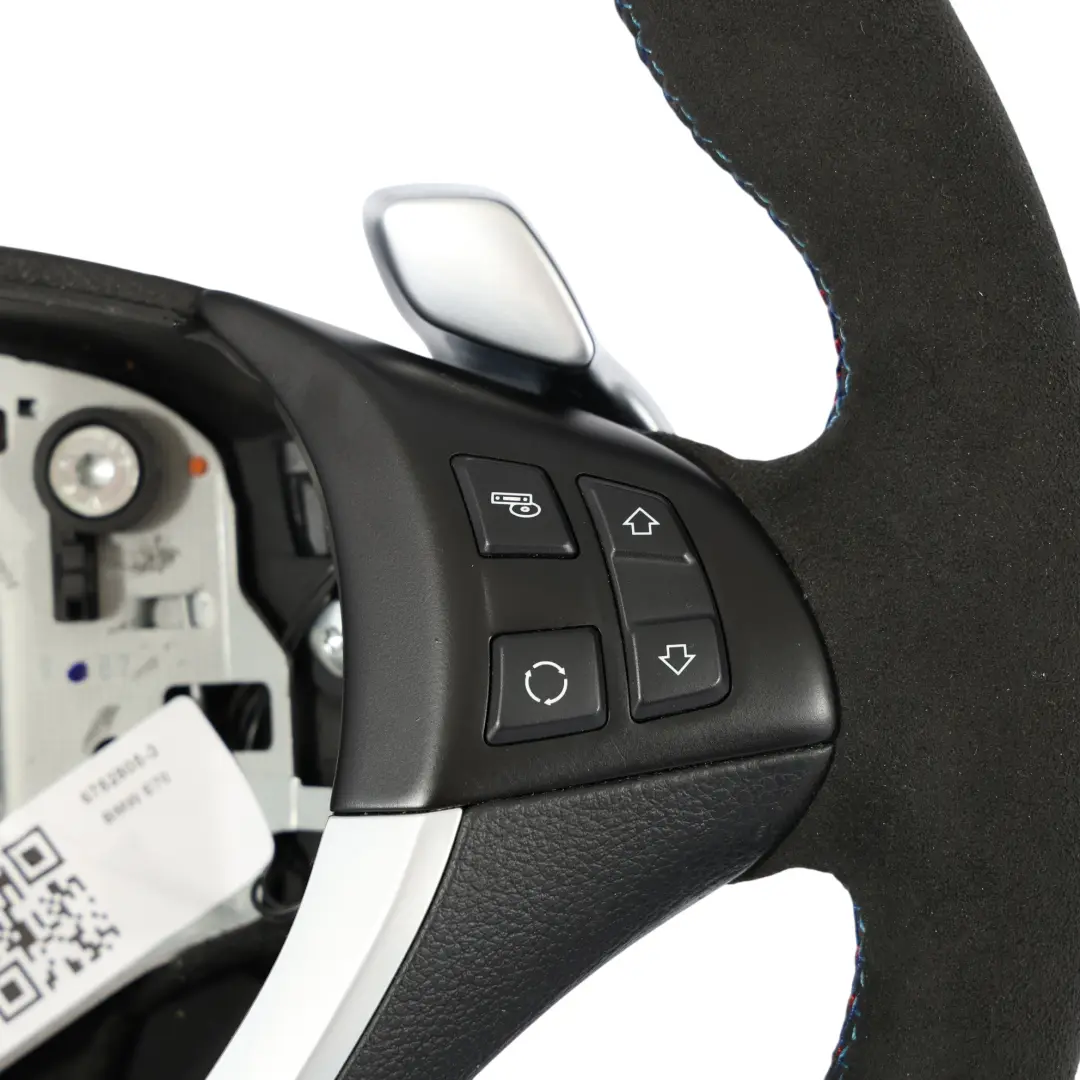 BMW X5 E70 LCI X6 E71 Volant Sport NEUF En Cuir Noir Avec Palettes En Alcantara - SKU 6782805-3 - Numéro de pièce 6782805