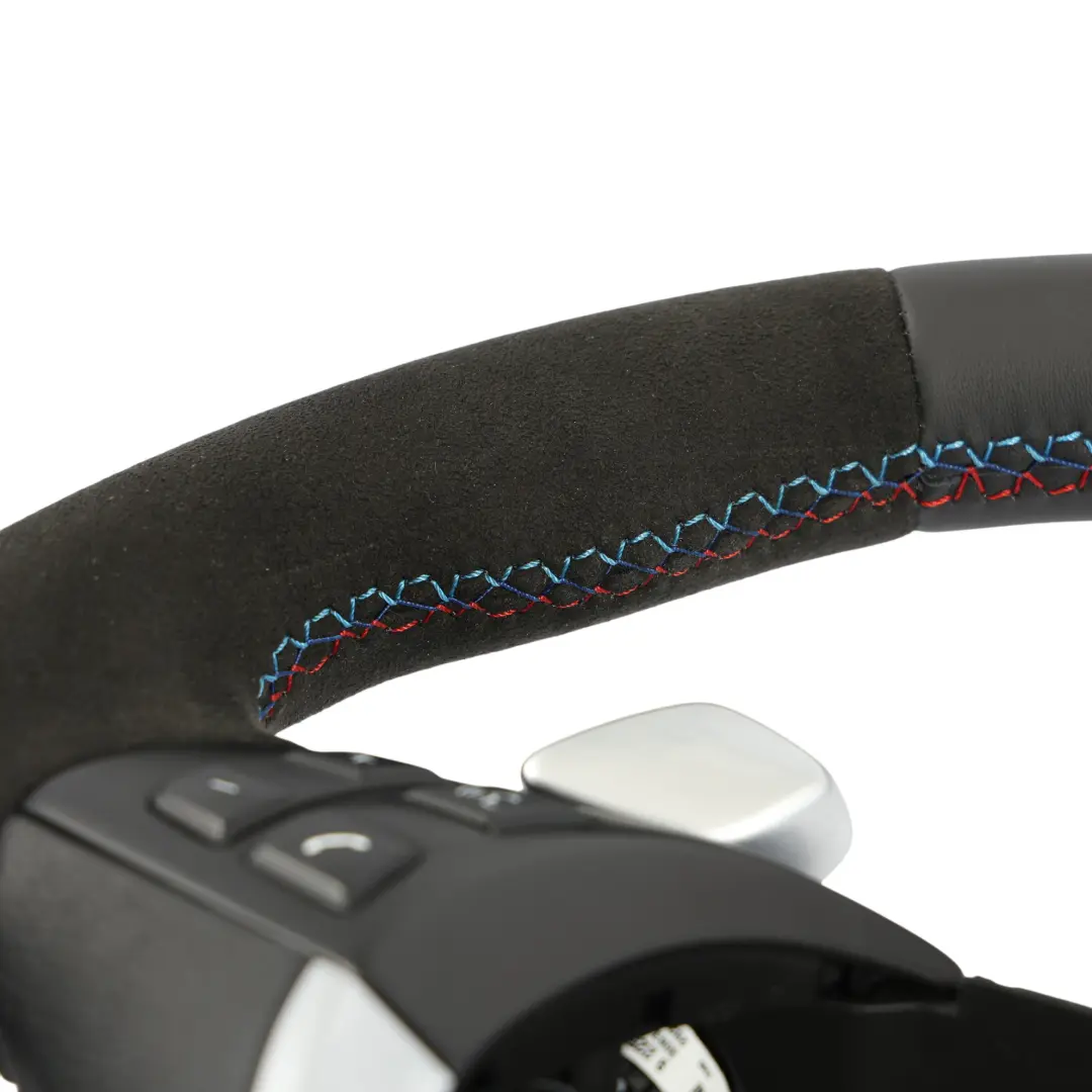 BMW X5 E70 LCI X6 E71 Volante Sport NUEVO Cuero Negro Alcantara Paddles - SKU 6782805-3 - Número de pieza 6782805