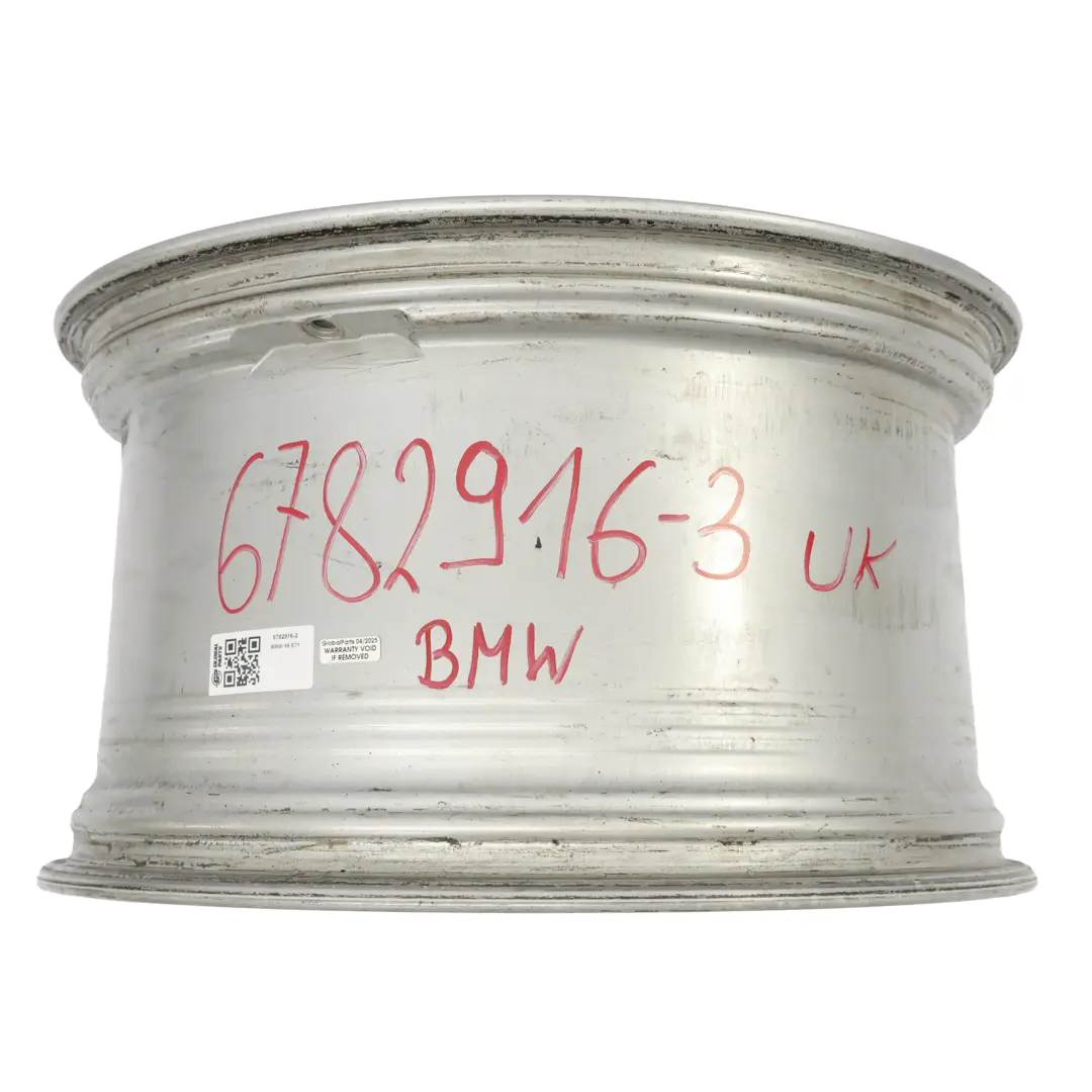 Alloy Rim 20" Y-spoke 214 11J ET:37 to BMW X6 E71 E72 Rear Wheel with Part number 6782916 BMW X6 E71 E72 Rear Wheel Alloy Rim 20" Y-spoke 214 11J ET:37 - SKU 6782916-3 - Part number 6782916