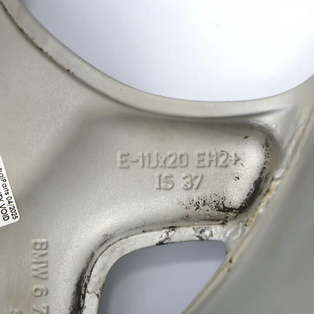 Alloy Rim 20" Y-spoke 214 11J ET:37 to BMW X6 E71 E72 Rear Wheel with Part number 6782916 BMW X6 E71 E72 Rear Wheel Alloy Rim 20" Y-spoke 214 11J ET:37 - SKU 6782916-3 - Part number 6782916