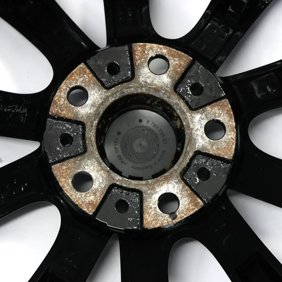 Alloy Rim Black 17" ET:34 8J V-spoke 285 to BMW E90 E91 E92 Wheel with Part number 6783631 BMW E90 E91 E92 Wheel Alloy Rim Black 17" ET:34 8J V-spoke 285 - SKU 6783631-12 - Part number 6783631