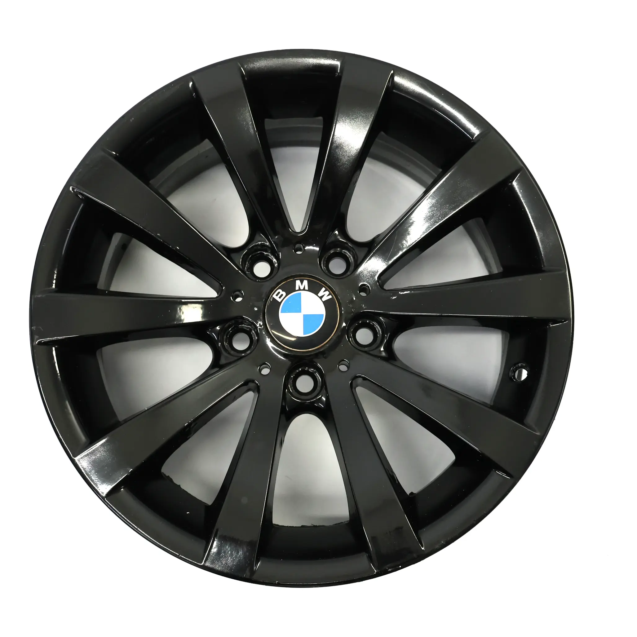 BMW E90 E91 E92 Cerchio in lega nero a V razze 285 17" ET:34 8J 6783631