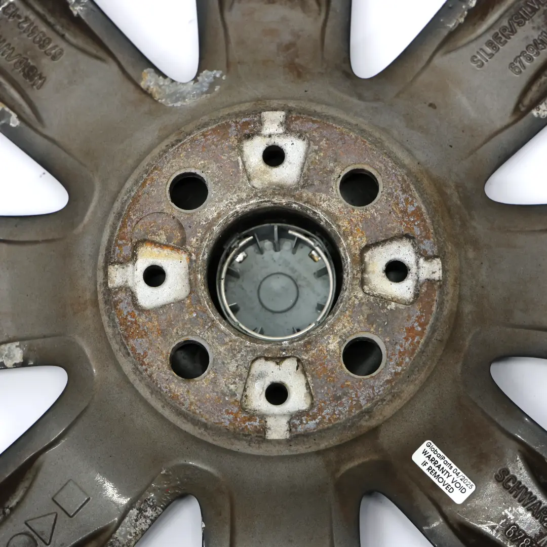 Alloy Rim 17" 7J Crown Spoke 104 to Mini Cooper R50 R55 R56 R57 Black Wheel with Part number 6787237 Mini Cooper R50 R55 R56 R57 Black Wheel Alloy Rim 17" 7J Crown Spoke 104 - SKU 6787237-1 - Part number 6787237