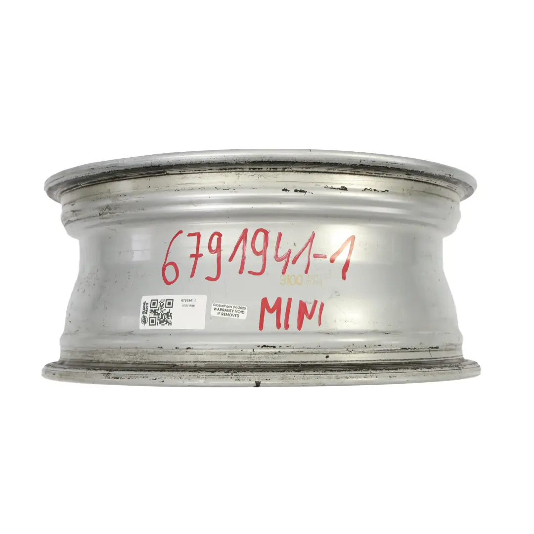 Argent Jante Alliage 16" 6,5J ET:48 Rib Spoke 115 pour Mini R56 à propos du numéro de pièce 6791941 Mini R56 Argent Jante Alliage 16" 6,5J ET:48 Rib Spoke 115 - SKU 6791941-1 - Numéro de pièce 6791941