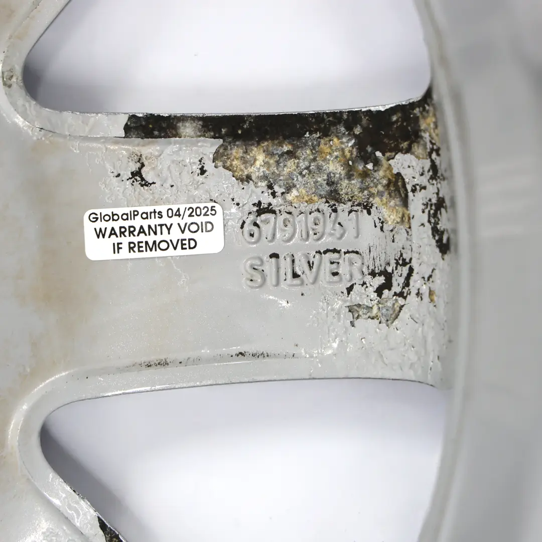 Felga Aluminiowa Srebrna 16" 6,5J ET:48 115 do Mini R55 R56 o numerze 6791941 Mini R55 R56 Felga Aluminiowa Srebrna 16" 6,5J ET:48 115 - SKU 6791941-2 - Numer Części 6791941