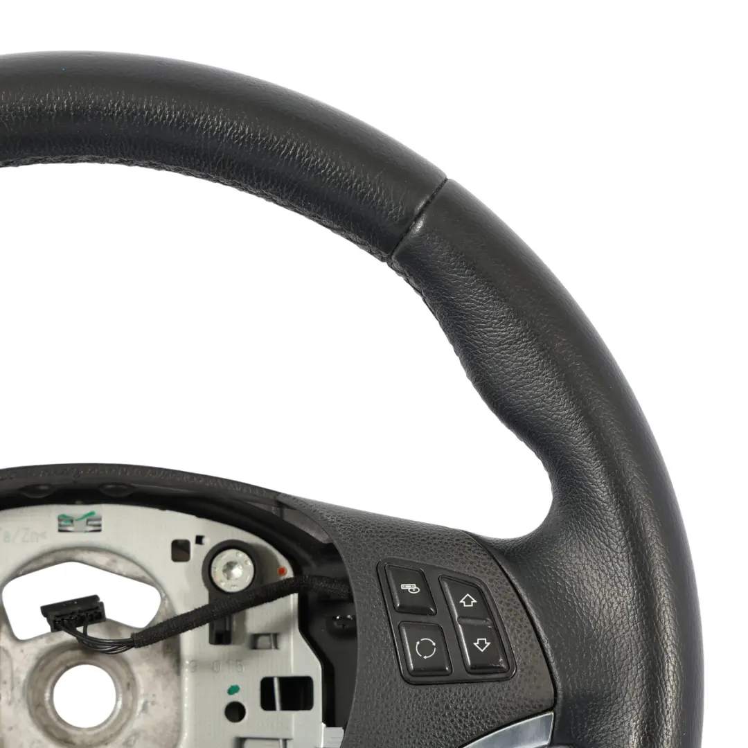 Leather Steering Wheel Rim Multifunction to BMW E81 E82 E87 E90 E91 E92 Sport Black with Part number 6795570 BMW E81 E82 E87 E90 E91 E92 Sport Black Leather Steering Wheel Rim Multifunction - SKU 6795570-10 - Part number 6795570