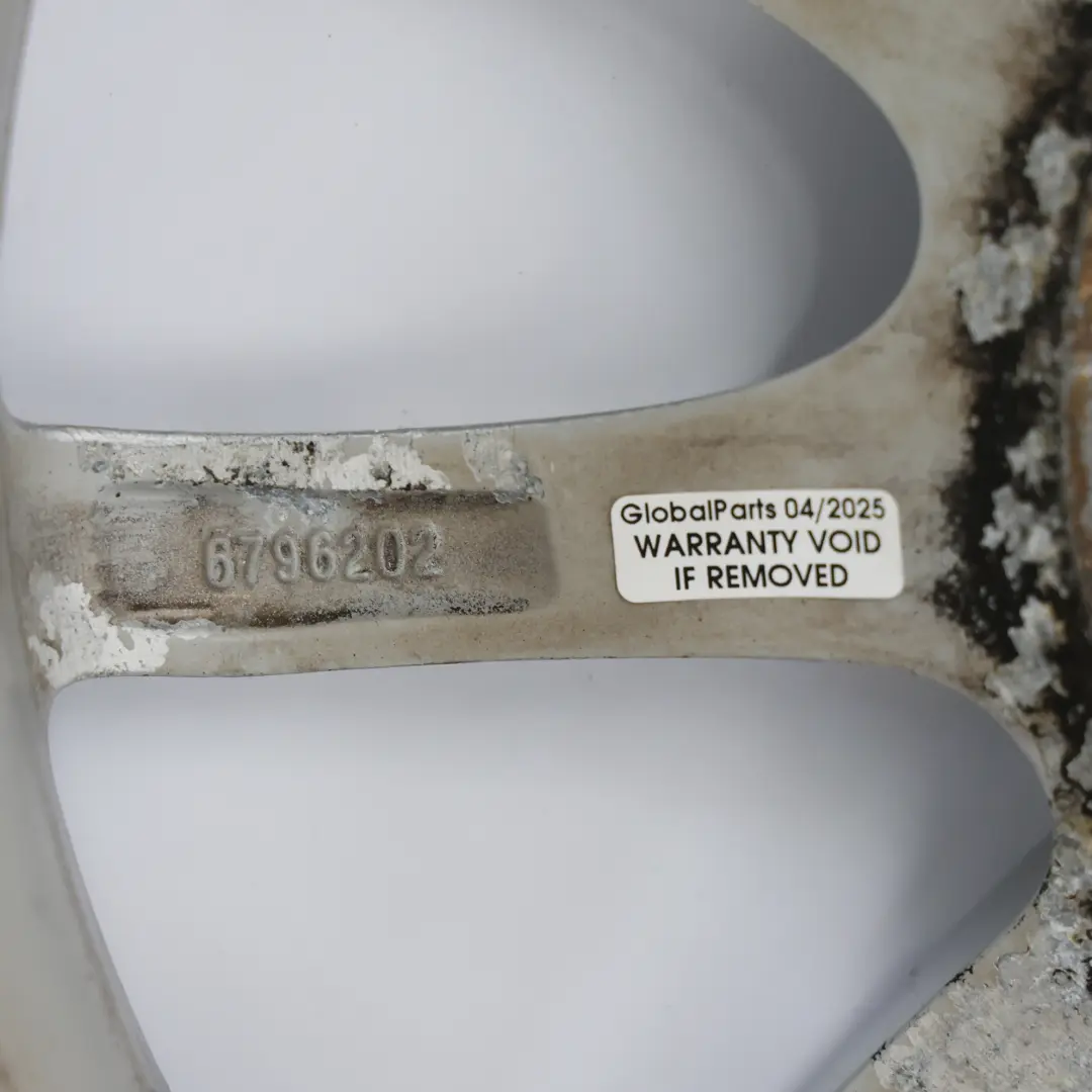 BMW F20 F21 F22 Argento Cerchio AlluMini o Alufelge 16" Raggi V 378 7J - SKU 6796202-5 - Numero di parte 6796202