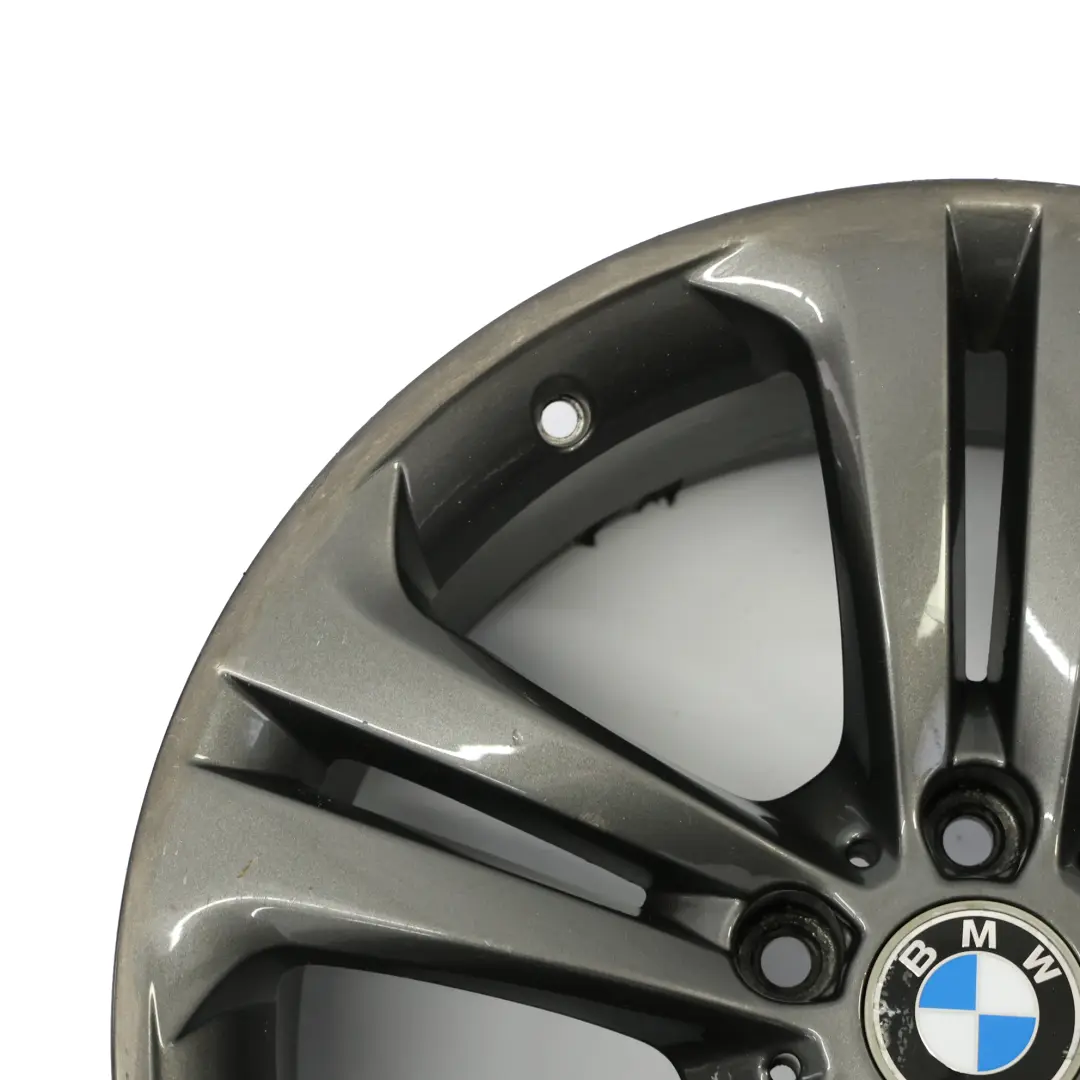 Grey Alloy Wheel Rim 19" 8J Double Spoke 401 ET:36 to BMW F30 F31 F32 with Part number 6796256 BMW F30 F31 F32 Grey Alloy Wheel Rim 19" 8J Double Spoke 401 ET:36 - SKU 6796256-2 - Part number 6796256