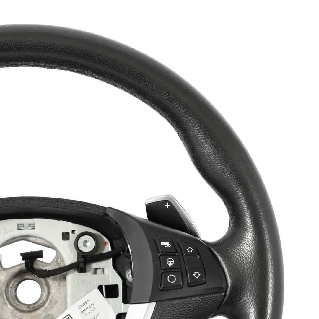 Lenkrad BMW X5 E70 LCI X6 E71 Schwarz Leder Sport Schaltwippen Beheizt für mit Teilenummer 6797911 Lenkrad BMW X5 E70 LCI X6 E71 Schwarz Leder Sport Schaltwippen Beheizt - SKU 6797911 - Teilenummer 6797911