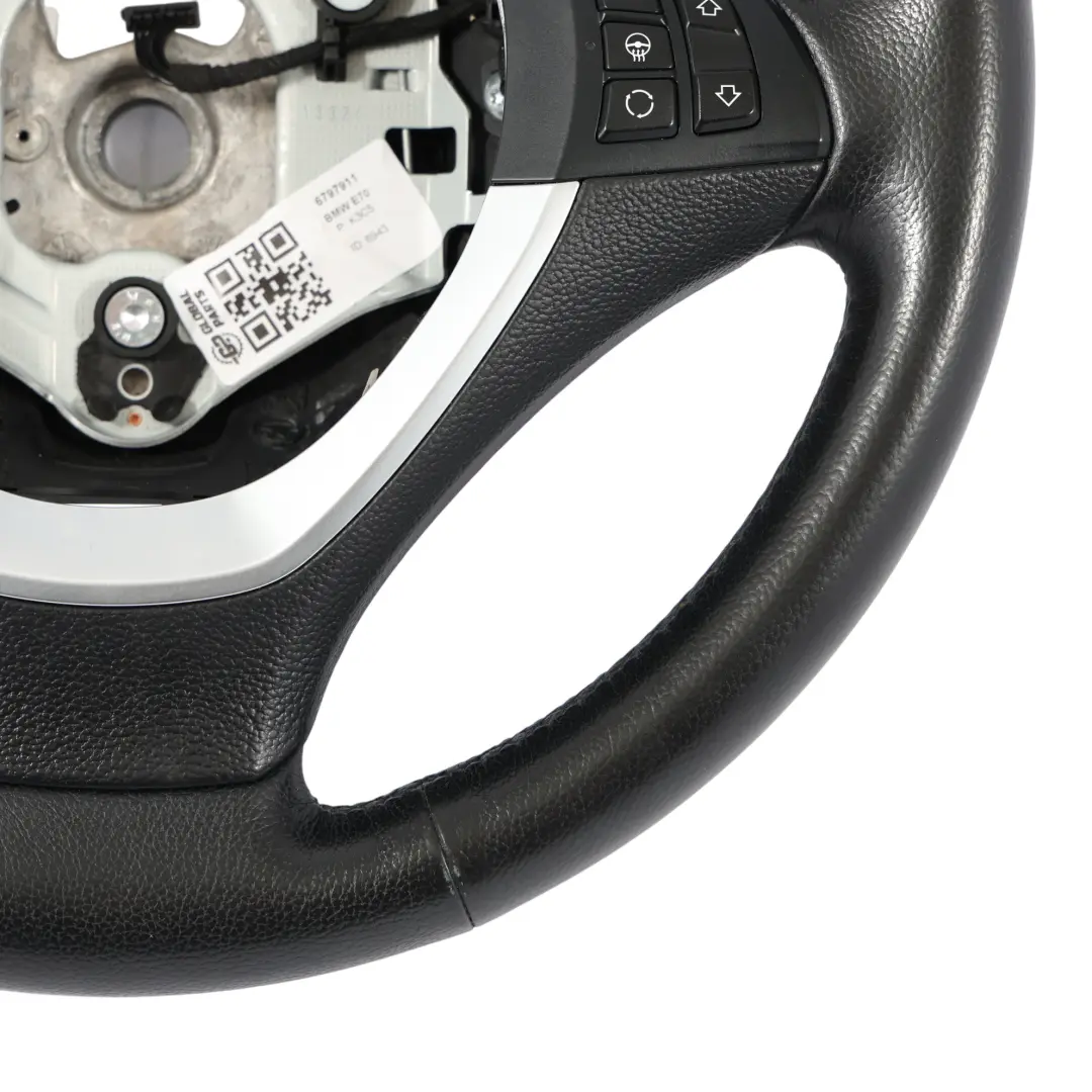 Kierownica Czarna Skóra Sport Łopatki Grzana do BMW X5 E70 LCI X6 E71 o numerze 6797911 BMW X5 E70 LCI X6 E71 Kierownica Czarna Skóra Sport Łopatki Grzana - SKU 6797911 - Numer Części 6797911