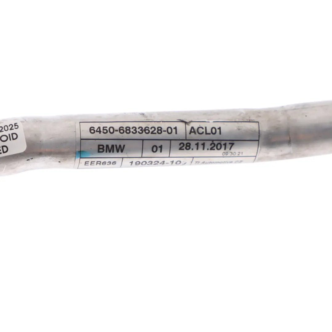 M50Dx N57X Tubo Aire Acondicionado Manguera A C Clima para BMW X5 F15 X6 F16 con número de pieza 6833628 BMW X5 F15 X6 F16 M50Dx N57X Tubo Aire Acondicionado Manguera A C Clima - SKU 6833628 - Número de pieza 6833628