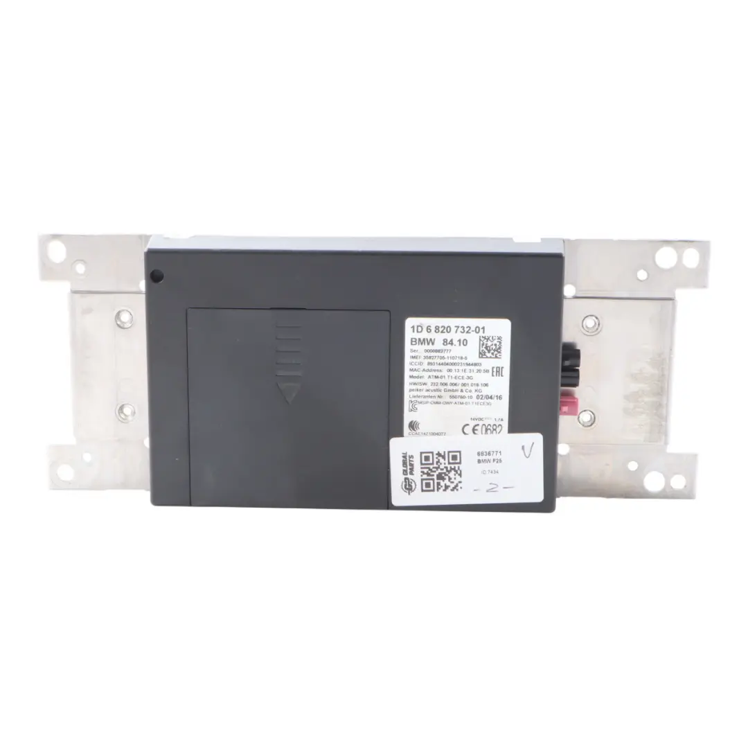 Bluetooth Module BMW F22 F23 F25 F32 F34 F82 Telematics Control Unit to with Part number 6836771 Bluetooth Module BMW F22 F23 F25 F32 F34 F82 Telematics Control Unit - SKU 6836771 - Part number 6836771