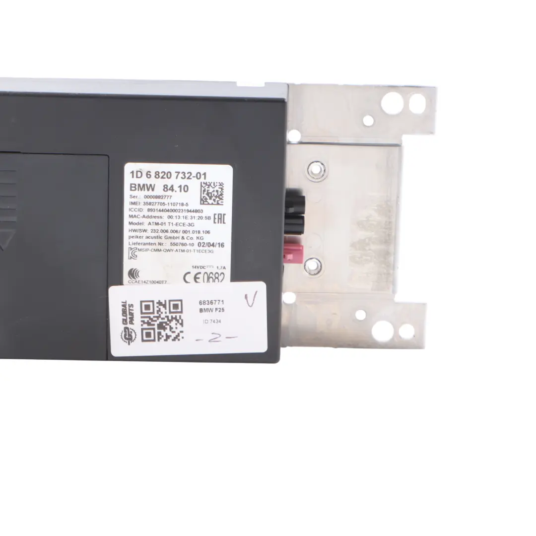 Bluetooth Module BMW F22 F23 F25 F32 F34 F82 Telematics Control Unit to with Part number 6836771 Bluetooth Module BMW F22 F23 F25 F32 F34 F82 Telematics Control Unit - SKU 6836771 - Part number 6836771