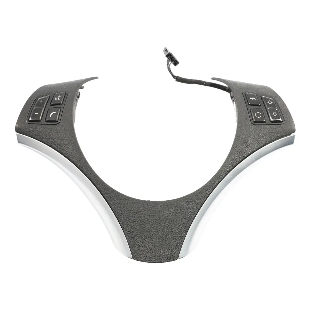 Trim Panel Multifunction Switch Steering Chrome to Wheel Cover BMW E81 E87 E90 E91 with Part number 6850544 Wheel Cover BMW E81 E87 E90 E91 Trim Panel Multifunction Switch Steering Chrome - SKU 6850544-3 - Part number 6850544