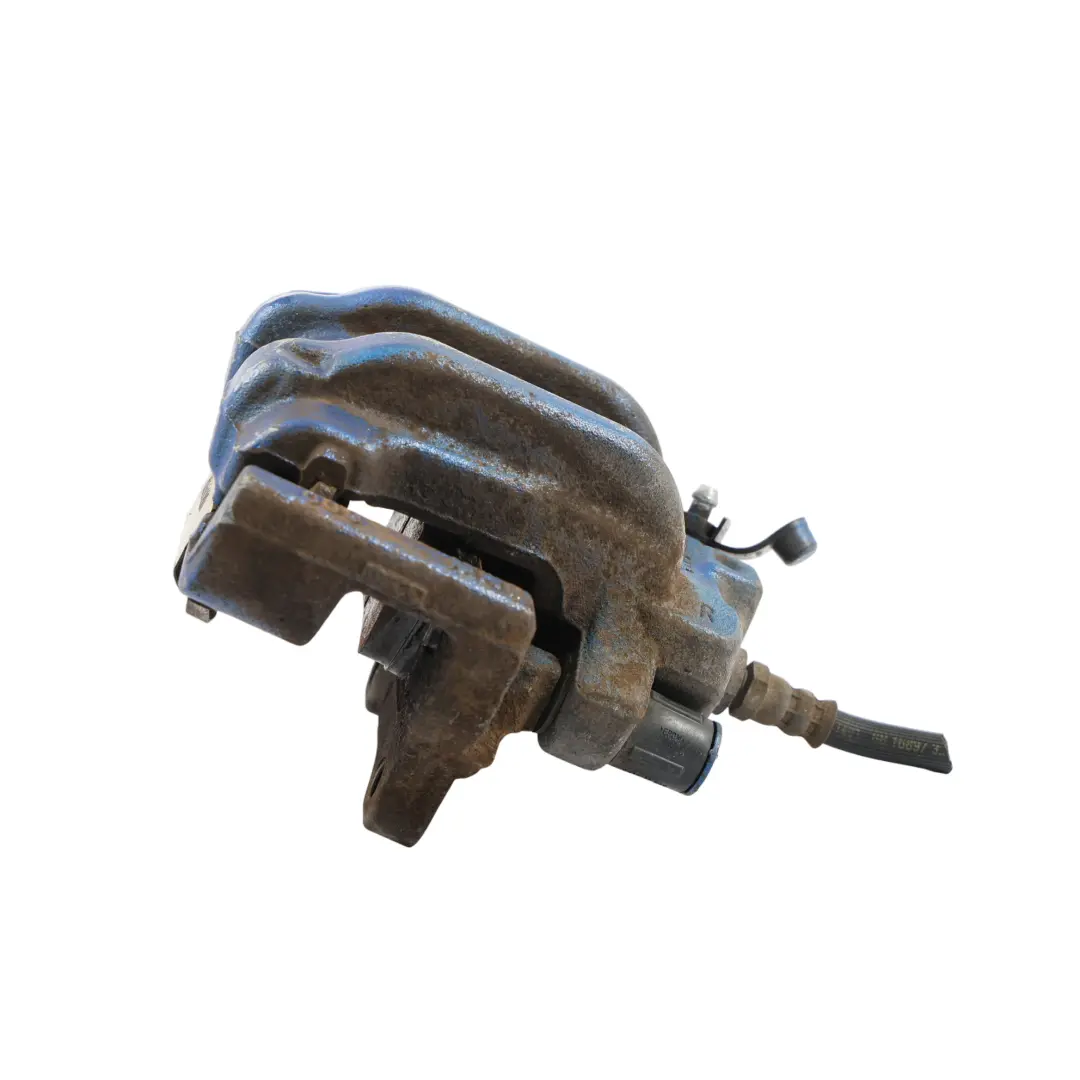 Porta Pinza Freno Trasero Derecho Azul para BMW F20 F21 F30 F31 con número de pieza 6850858 BMW F20 F21 F30 F31 Porta Pinza Freno Trasero Derecho Azul - SKU 6850858-2 - Número de pieza 6850858