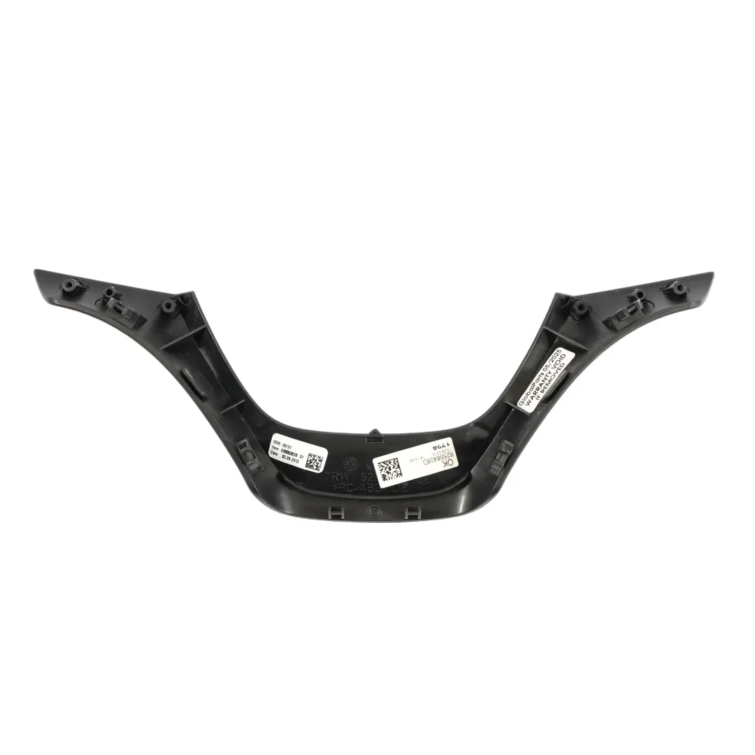 Steering Wheel Trim BMW F20 F21 F22 F23 F30 F31 F34 Black Cover to with Part number 6854772 Steering Wheel Trim BMW F20 F21 F22 F23 F30 F31 F34 Black Cover - SKU 6854772-1 - Part number 6854772