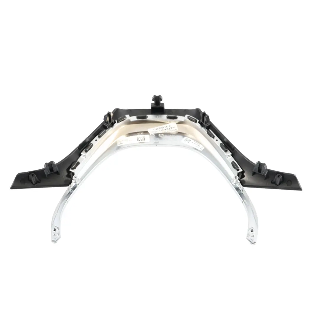 Steering Wheel Trim BMW F20 F21 F22 F23 F30 F31 F34 Cover Black Chrome to with Part number 6854776 Steering Wheel Trim BMW F20 F21 F22 F23 F30 F31 F34 Cover Black Chrome - SKU 6854776 - Part number 6854776