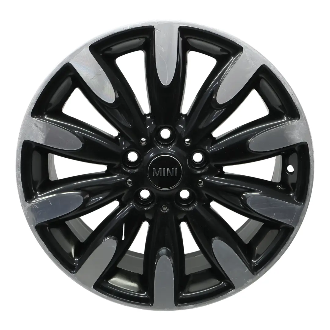 Alloy Wheel Rim 17" ET:54 7J Roulette Spoke 502 to Mini Cooper One F55 F56 with Part number 6855111 Mini Cooper One F55 F56 Alloy Wheel Rim 17" ET:54 7J Roulette Spoke 502 - SKU 6855111-3 - Part number 6855111
