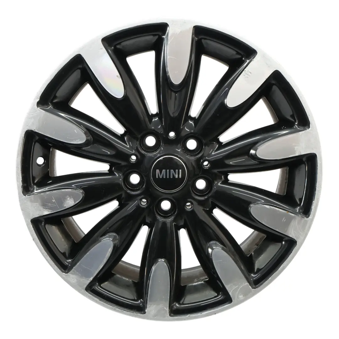 Alloy Wheel Rim 17" ET:54 7J Roulette Spoke 502 to Mini Cooper One F55 F56 with Part number 6855111 Mini Cooper One F55 F56 Alloy Wheel Rim 17" ET:54 7J Roulette Spoke 502 - SKU 6855111-4 - Part number 6855111