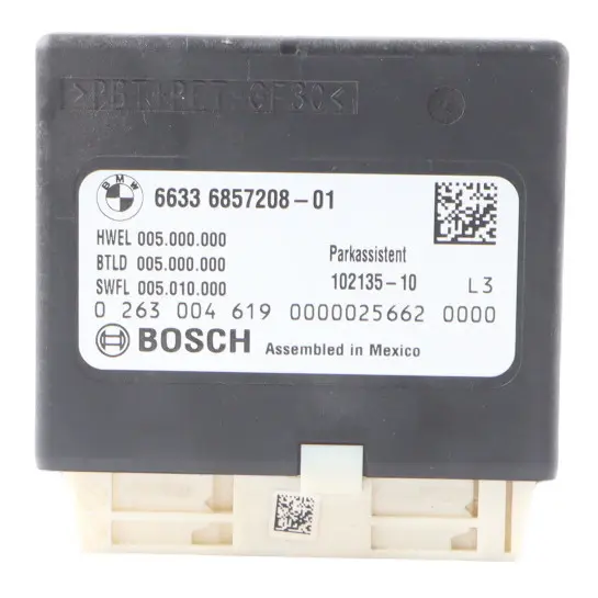 Distanz Assistent BMW 20 F21 F30 F31 F36 Steuergeräte Modul für Park mit Teilenummer 6857208 Park Distanz Assistent BMW 20 F21 F30 F31 F36 Steuergeräte Modul - SKU 6857208 - Teilenummer 6857208