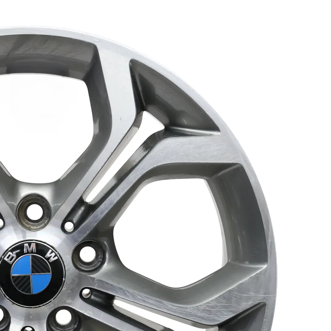 BMW X3 F25 X4 F26 Jante alliage gris ferrique 18" Y Spoke 607 8J ET:43 - SKU 6862889-1 - Numéro de pièce 6862889