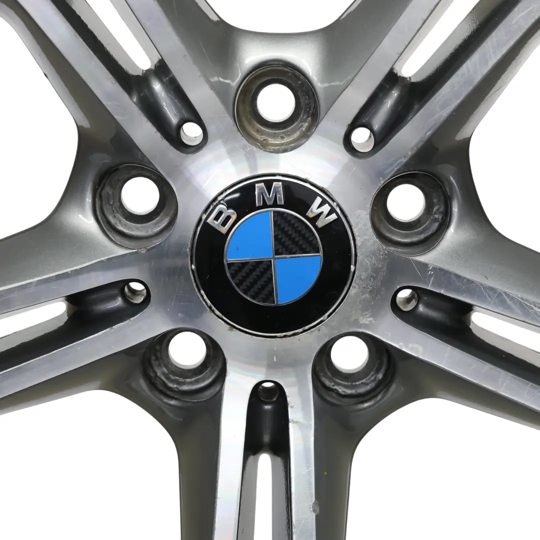 BMW X3 F25 X4 F26 Jante alliage gris ferrique 18" Y Spoke 607 8J ET:43 - SKU 6862889-1 - Numéro de pièce 6862889