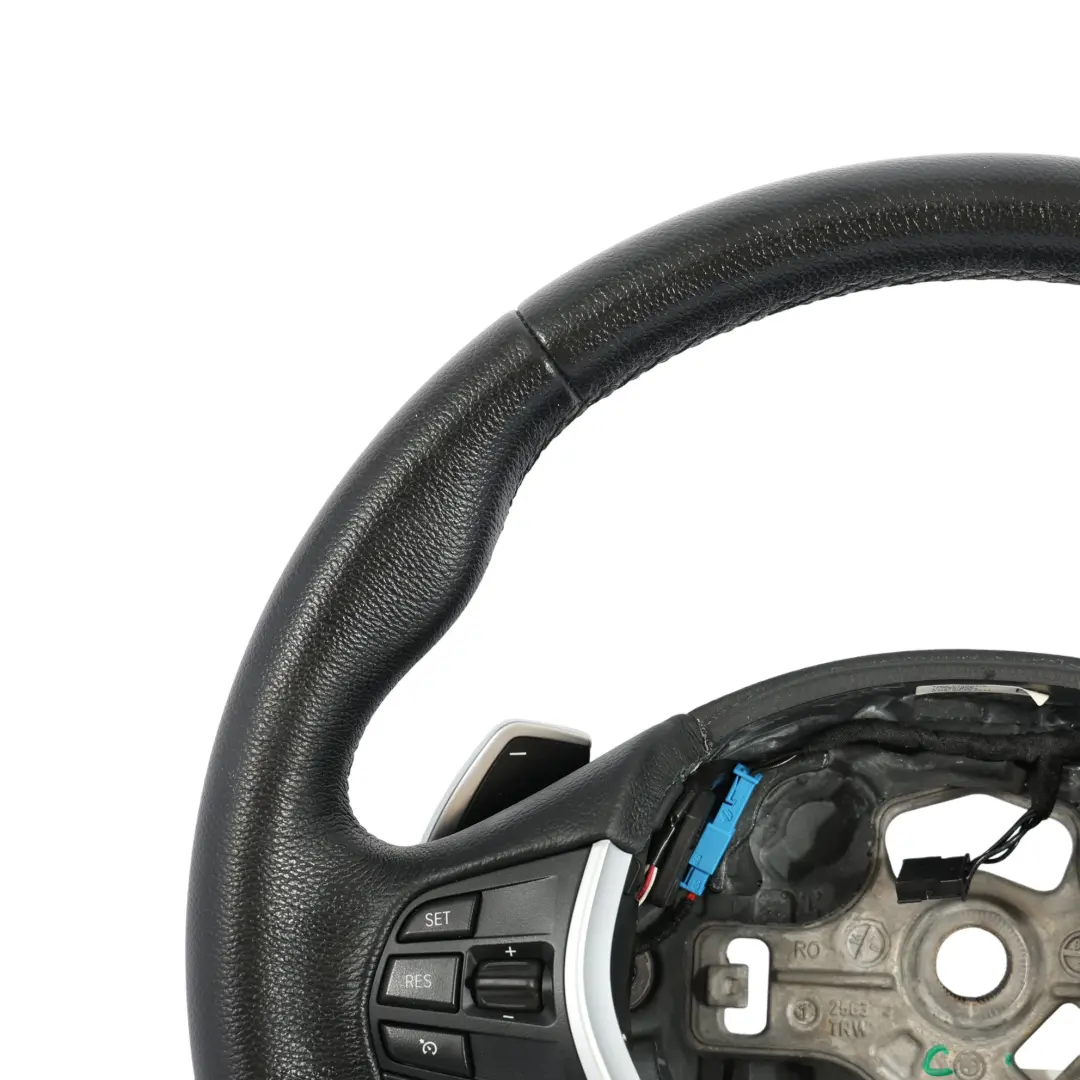Leather Steering Wheel Paddle Shift to BMW F20 F21 F22 F23 F30 F31 F32 F33 Sport with Part number 6863343 BMW F20 F21 F22 F23 F30 F31 F32 F33 Sport Leather Steering Wheel Paddle Shift - SKU 6863343 - Part number 6863343