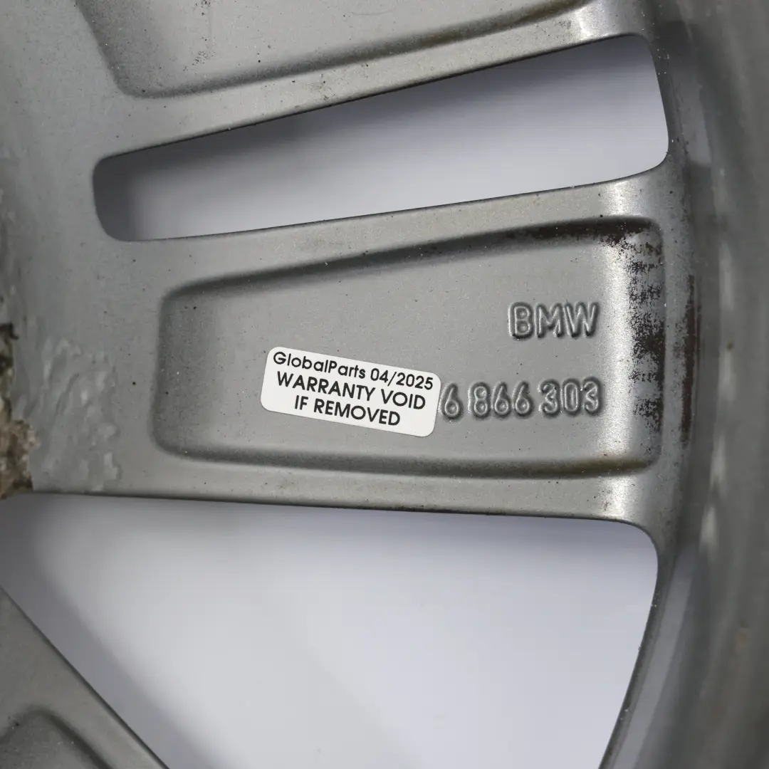 BMW F20 F21 F22 F23 Ferricgrey Wheel Alloy Rim 17" Double Spoke 655 ET:43 7,5J - SKU 6866303-4 - Part number 6866303
