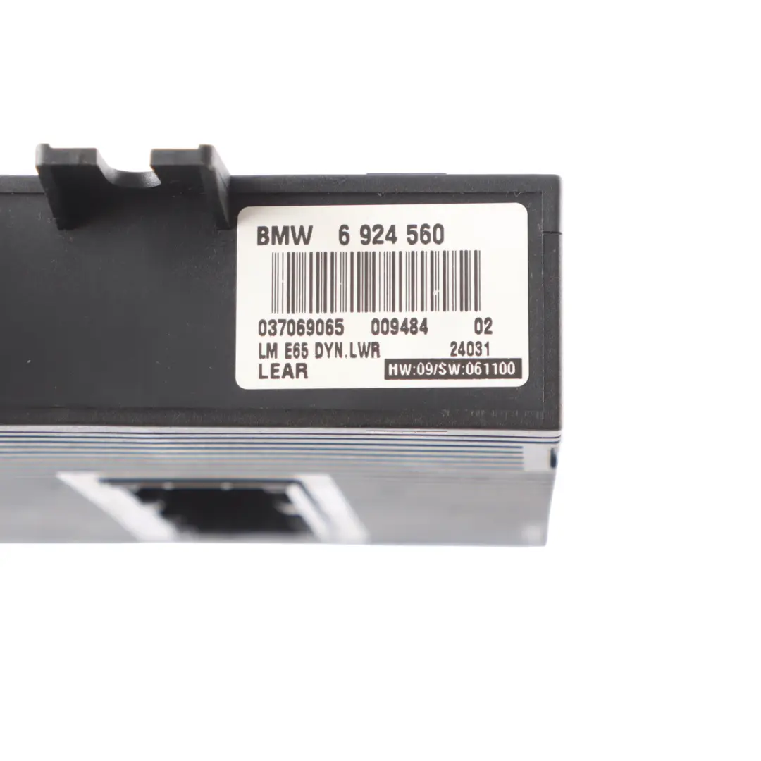 Light Module BMW E60 E61 E63 E66 Headlight Control Module Unit ECU to Xenon with Part number 6924560 Xenon Light Module BMW E60 E61 E63 E66 Headlight Control Module Unit ECU - SKU 6924560 - Part number 6924560