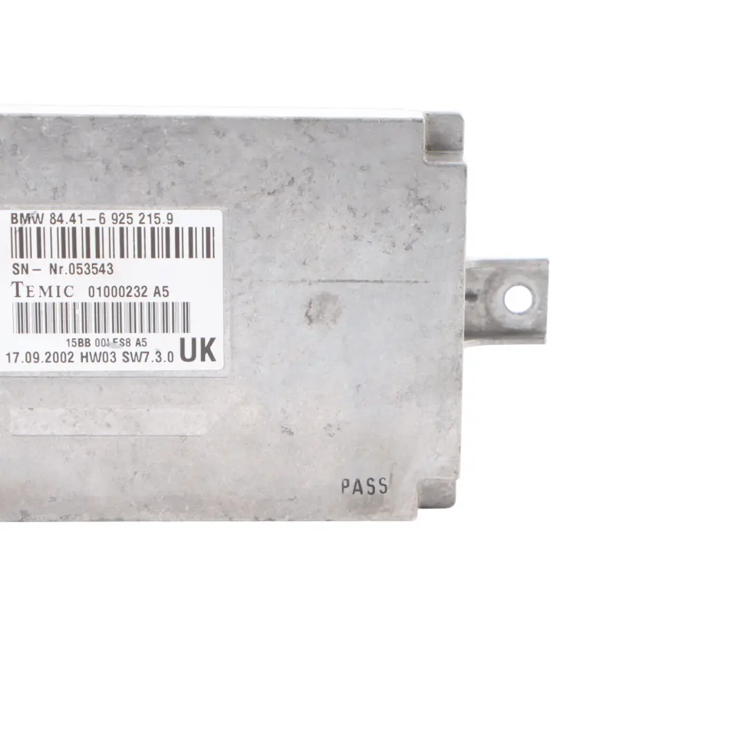 Control Unit Voice Input System Module to BMW E65 E66 E67 with Part number 6925215 BMW E65 E66 E67 Control Unit Voice Input System Module - SKU 6925215 - Part number 6925215