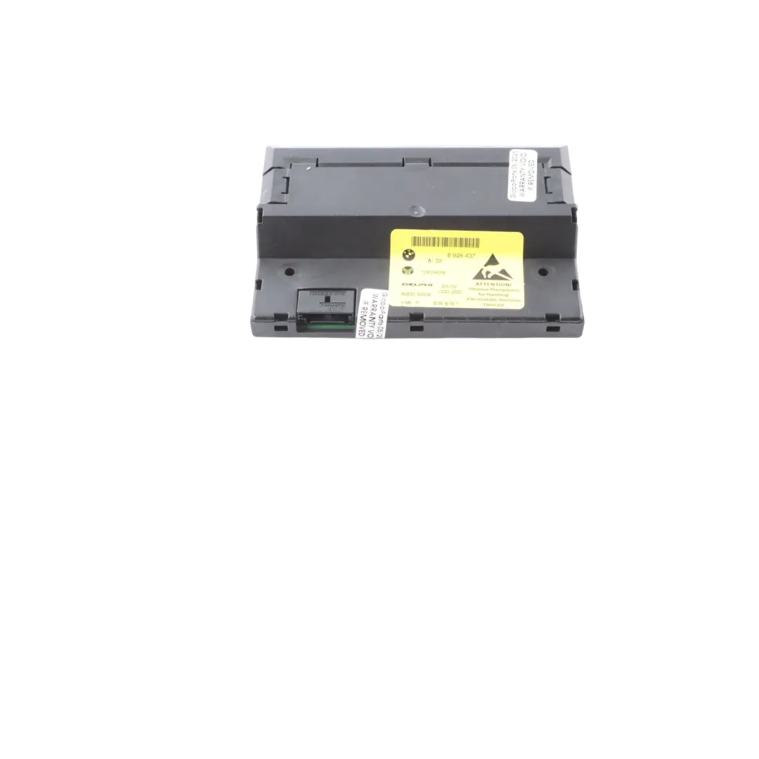 Bench Armrest Switch Module Control Unit ECU to BMW E66 Rear Seat with Part number 6928437 BMW E66 Rear Seat Bench Armrest Switch Module Control Unit ECU - SKU 6928437 - Part number 6928437