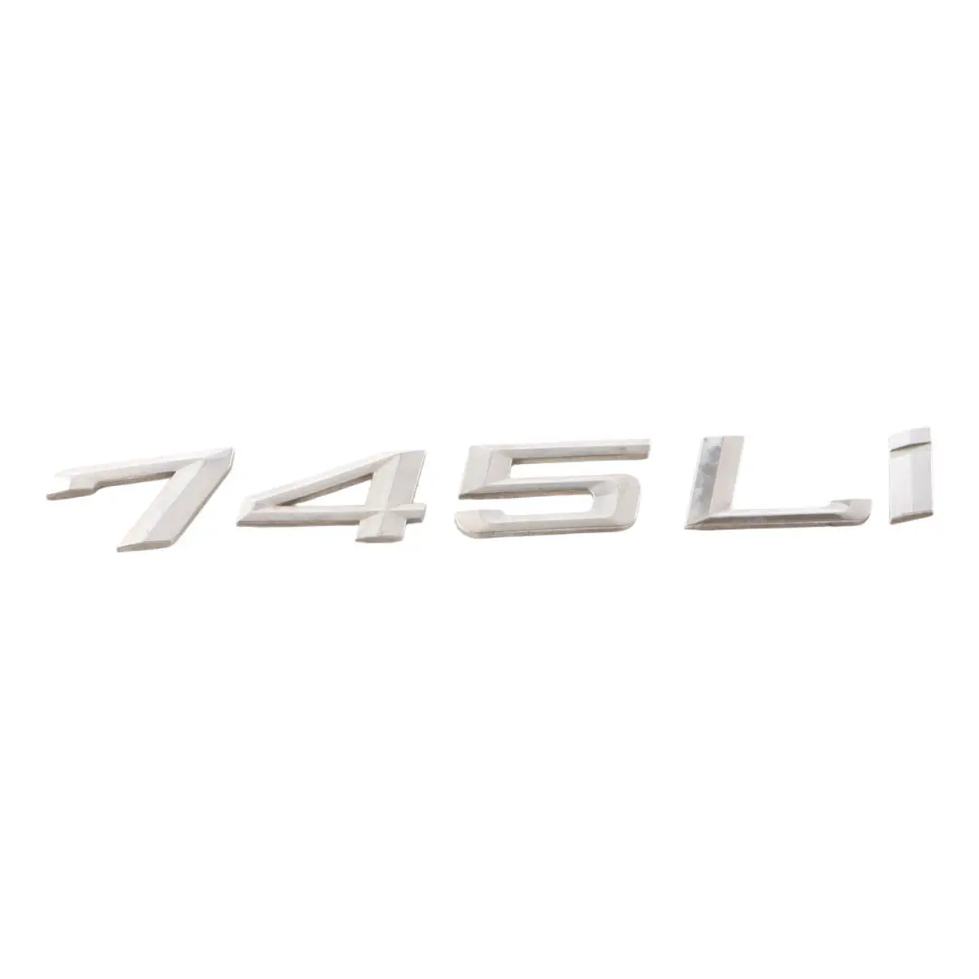 BMW E66 745Li Rear Adhered Boot Trunk Lid Emblem Lettering - SKU 7033243 - Part number 7033243