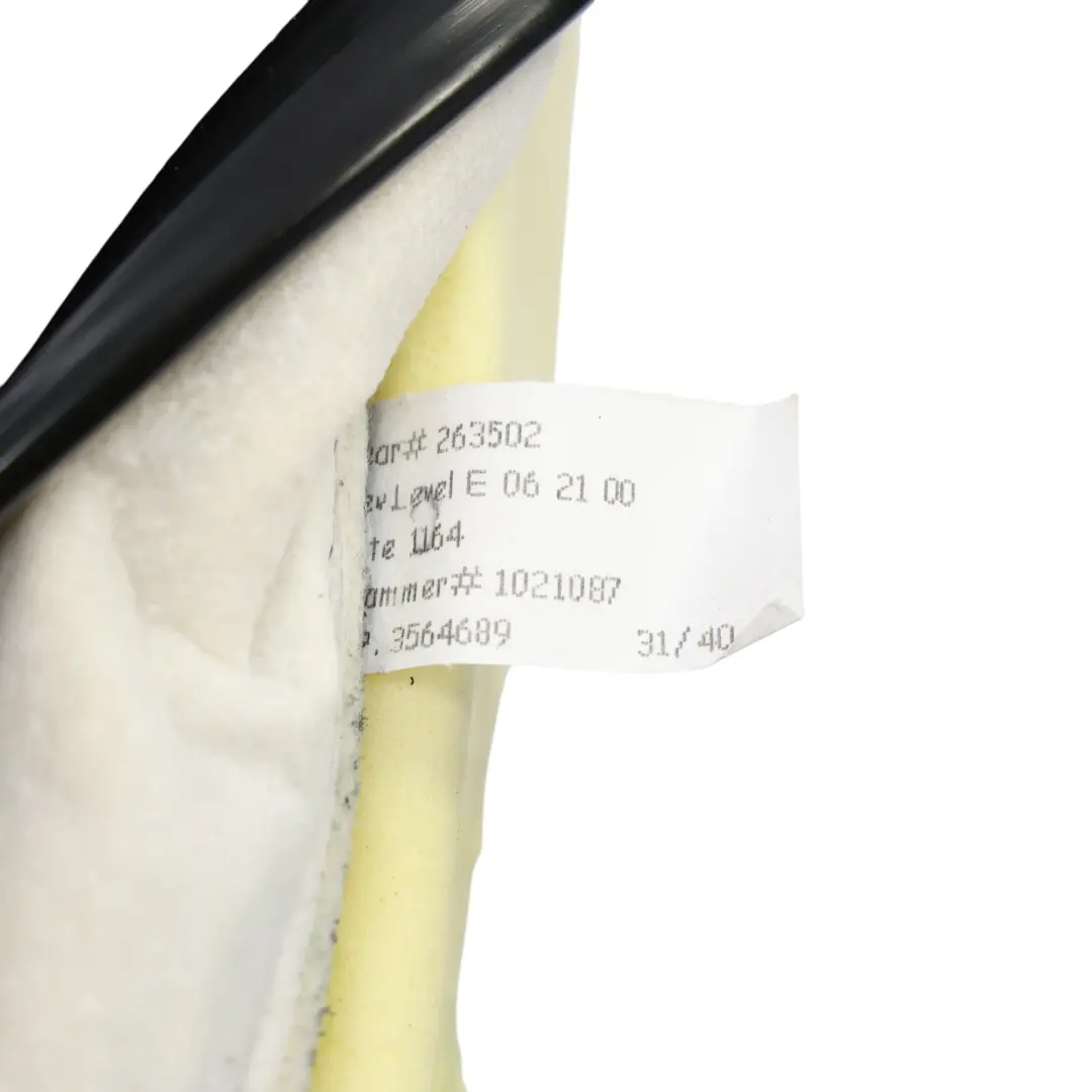 BMW X5 E53 Sport Base Asiento Delantero Calefactable Cuero Negro Dakota - SKU 7077568-1 - Número de pieza 7077568