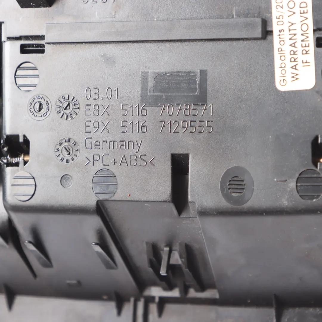 BMW E90 E91 E93 Cenicero Delantero Acabado Decoración Alu Feinschliff - SKU 7078571-33 - Número de pieza 7078571