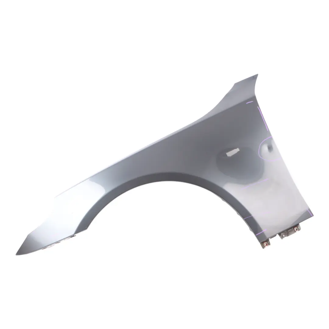 Side Panel BMW E60 E61 Wing Fender Front Left N/S Platingrau Grey Metallic - A68 to with Part number 7111429 Side Panel BMW E60 E61 Wing Fender Front Left N/S Platingrau Grey Metallic - A68 - SKU 7111429-PG - Part number 7111429