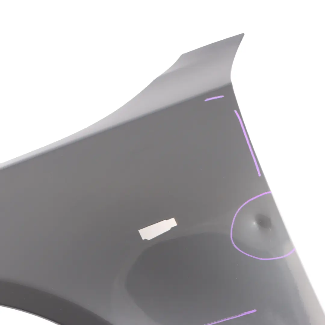 Side Panel BMW E60 E61 Wing Fender Front Left N/S Platingrau Grey Metallic - A68 to with Part number 7111429 Side Panel BMW E60 E61 Wing Fender Front Left N/S Platingrau Grey Metallic - A68 - SKU 7111429-PG - Part number 7111429