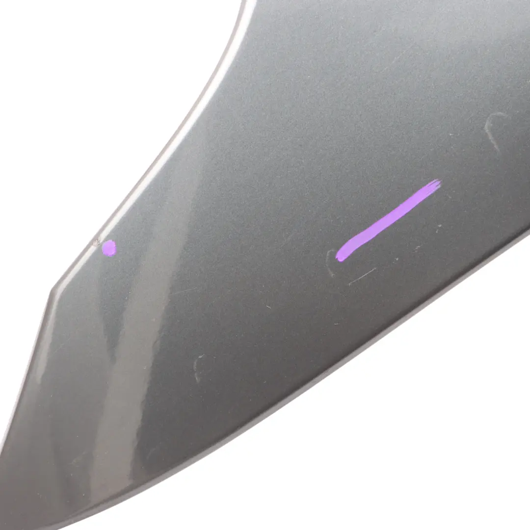  Side Panel BMW E60 E61 Wing Fender Front Left N/S Platingrau Grey Metallic - A68 - SKU 7111429-PG - Part number 7111429