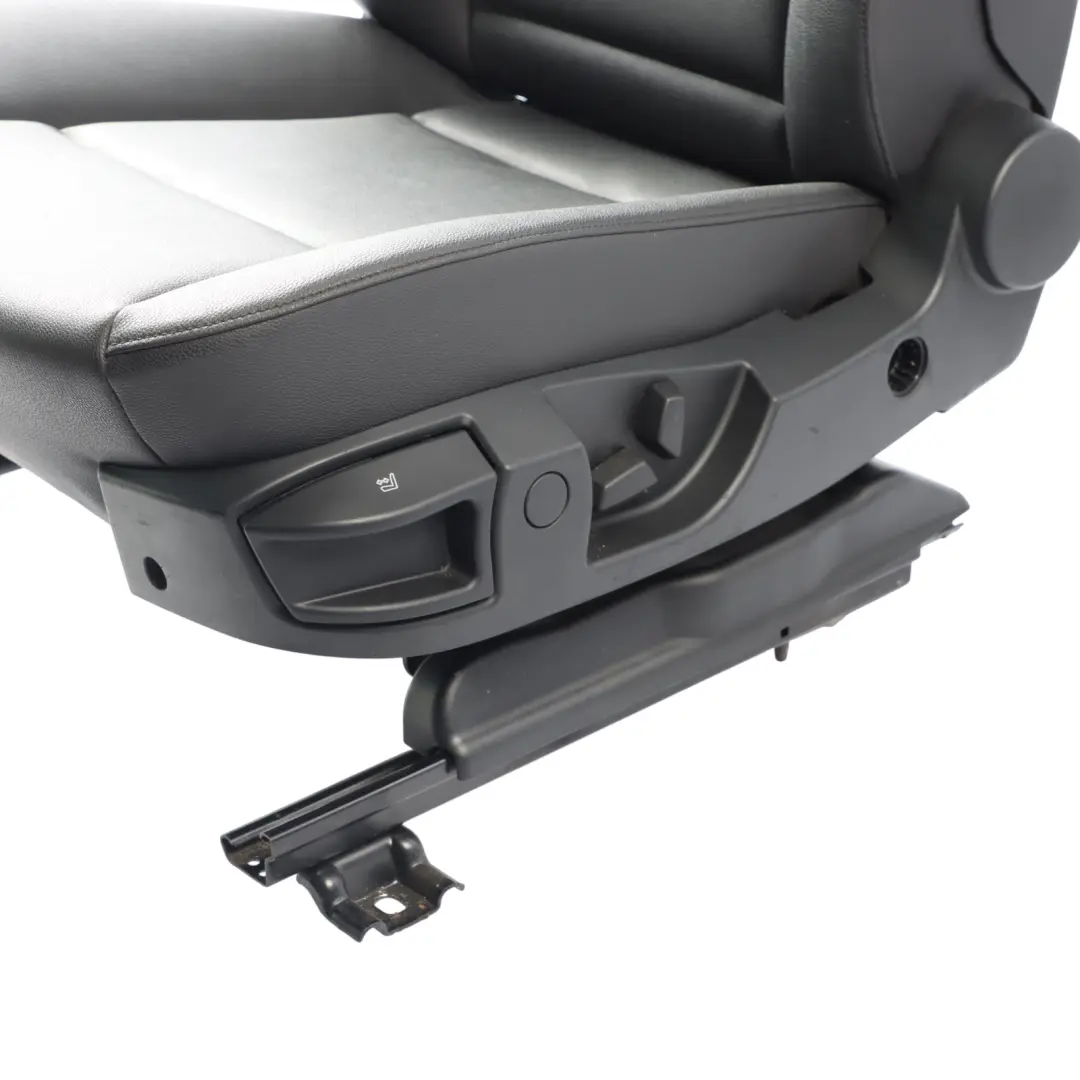BMW E60 E61 Tapicerka Fotela Lewego Ogrzewana Elektryczna Ekoskóra Czarna - SKU 7112933-1 - Numer Części 7112933