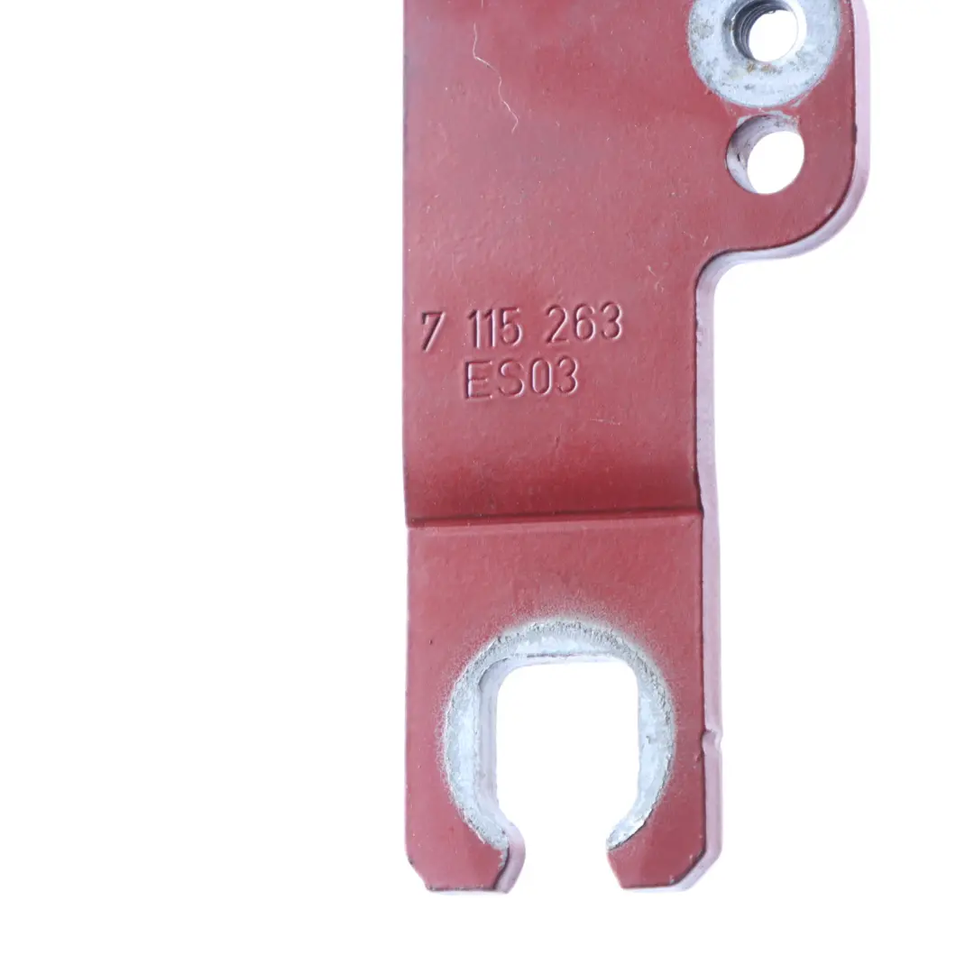 Bonnet Hinge BMW E90 E91 E92 Front Left N/S Vermilionrot Metallic - A82 to Engine with Part number 7115263 Engine Bonnet Hinge BMW E90 E91 E92 Front Left N/S Vermilionrot Metallic - A82 - SKU 7115263-VER - Part number 7115263