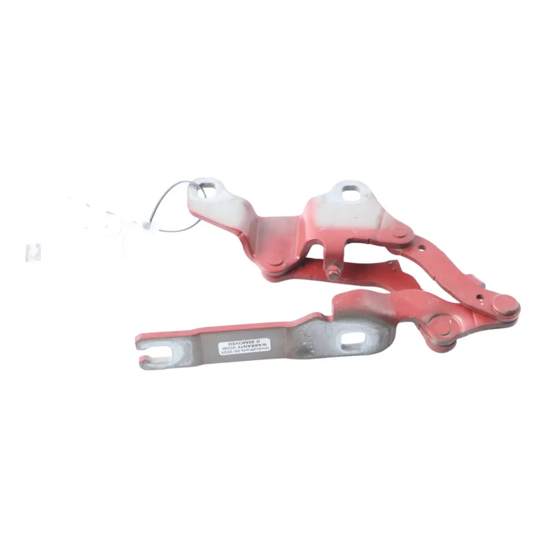 Front Right Engine Bonnet Hinge O/S Vermilionrot Metallic - A82 to BMW E90 E91 E92 with Part number 7115264 BMW E90 E91 E92 Front Right Engine Bonnet Hinge O/S Vermilionrot Metallic - A82 - SKU 7115264-VER - Part number 7115264